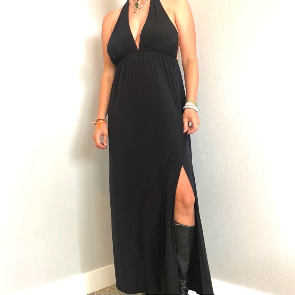 BOOHOO BLACK MAXI DRESS , size 6